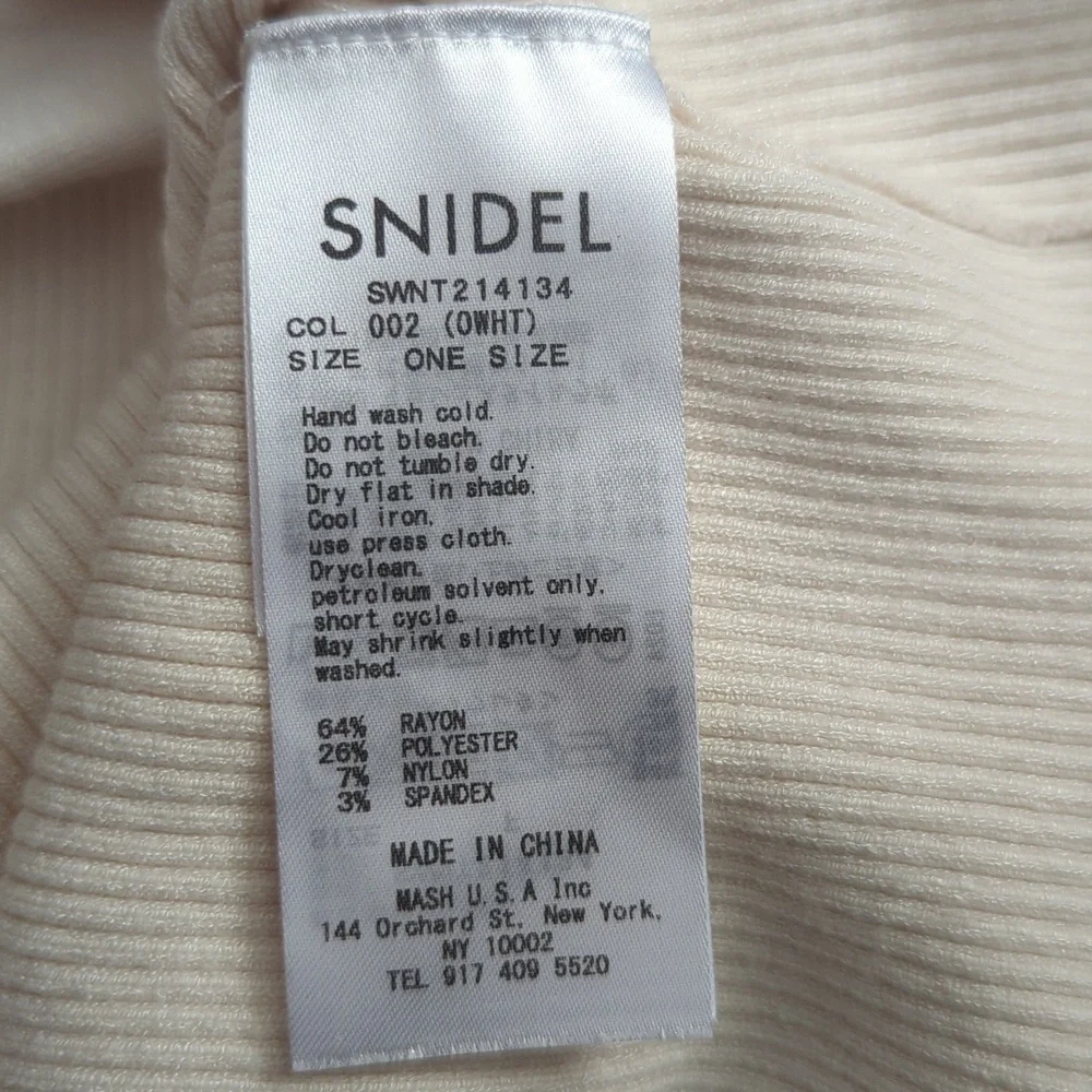 SNIDEL LS Ribbed Top - Picture 10 of 11